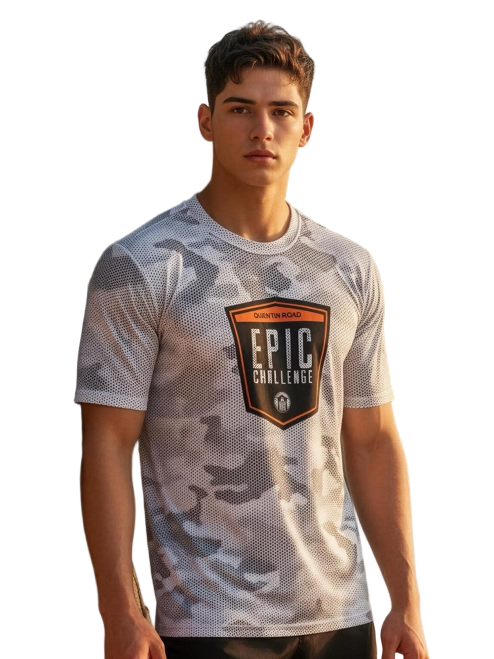 Sport-Tek Lightweight Camo Epic Challenge Short Sleeve Tee